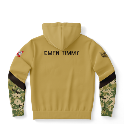 We Carry the Load Hoodie - Tan Camo